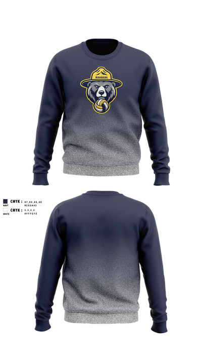 Naches Valley Ranger Basketball Crew Neck Sweatshirt - 13