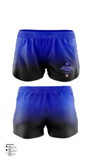 Womens Shorts, Mansfield Martial Arts Center, , Teamtime, Team time, sublimation, custom sports apparel, team uniforms, spirit wear, spiritwear, sports uniforms, custom shirts, team store, custom team store, fundraiser sports, apparel fundraiser
