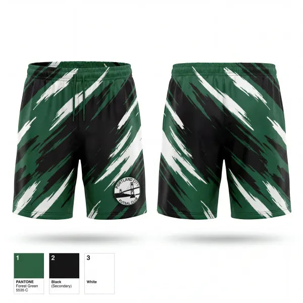 Athletic Shorts With Pockets, Portland City Futsal Club, Men's Soccer, Teamtime, Team time, sublimation, custom sports apparel, team uniforms, spirit wear, spiritwear, sports uniforms, custom shirts, team store, custom team store, fundraiser sports, apparel fundraiser