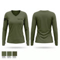 Patrick County Sheriff’s Office Women's Long Sleeve V-neck Shirt - 1