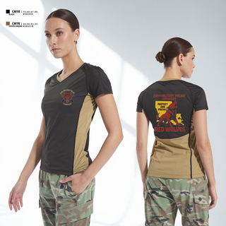 Womens Short Sleeve Vneck Shirt, 239th Military Police Company, , Teamtime, Team time, sublimation, custom sports apparel, team uniforms, spirit wear, spiritwear, sports uniforms, custom shirts, team store, custom team store, fundraiser sports, apparel fundraiser