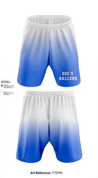 Athletic Shorts With Pockets, Doc’s Ballers, Baseball, Teamtime, Team time, sublimation, custom sports apparel, team uniforms, spirit wear, spiritwear, sports uniforms, custom shirts, team store, custom team store, fundraiser sports, apparel fundraiser
