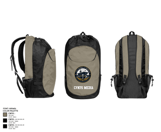 Gear Bag, CVN75 Media, Navy, Teamtime, Team time, sublimation, custom sports apparel, team uniforms, spirit wear, spiritwear, sports uniforms, custom shirts, team store, custom team store, fundraiser sports, apparel fundraiser