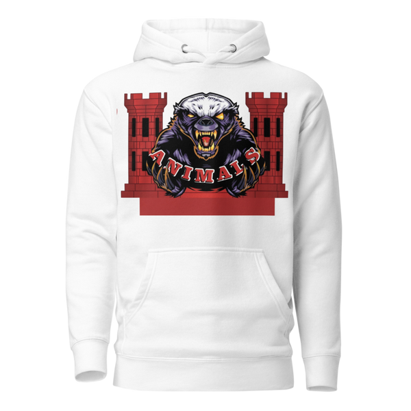 Unisex Hoodie - 1 - White