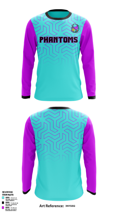 Phantoms 84226682 Long Sleeve Performance Shirt 2