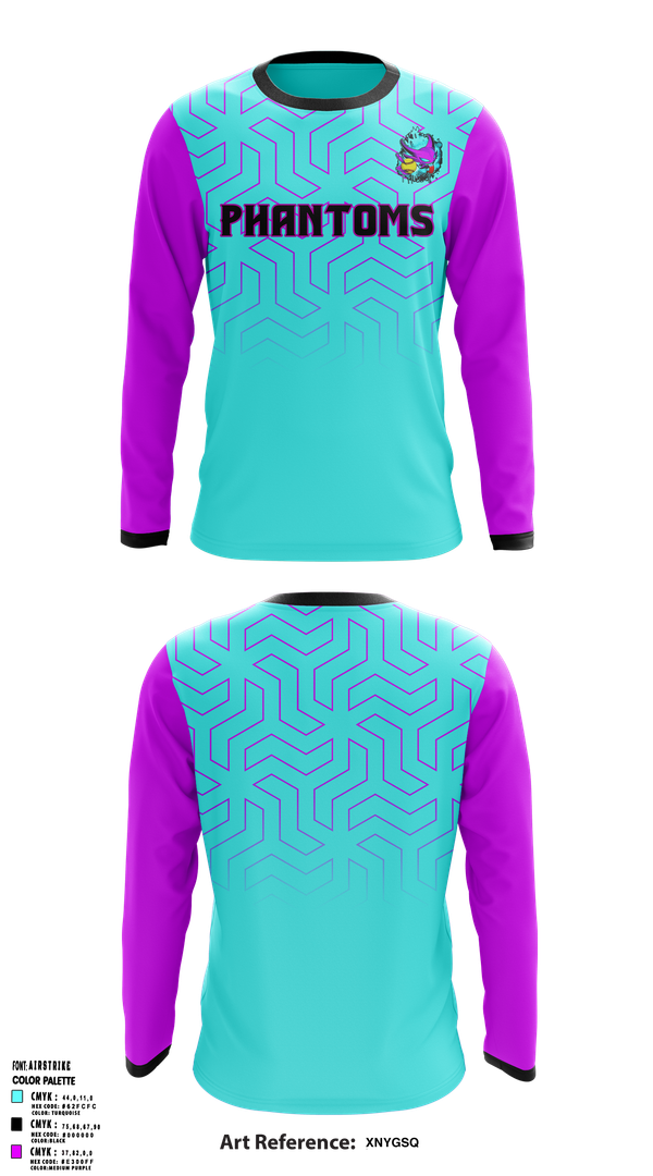 Long Sleeve Performance Shirt, Phantoms, Baseball, Teamtime, Team time, sublimation, custom sports apparel, team uniforms, spirit wear, spiritwear, sports uniforms, custom shirts, team store, custom team store, fundraiser sports, apparel fundraiser