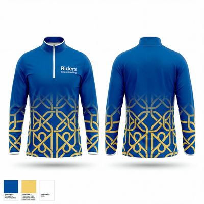 Riders Cheerleading 79049512 Quarter Zip Jacket - 1