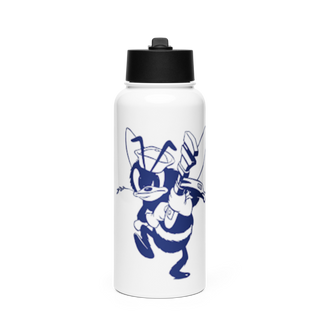 PWD MISAWA 91537594 Stainless Steel Water Bottle with a Straw Lid