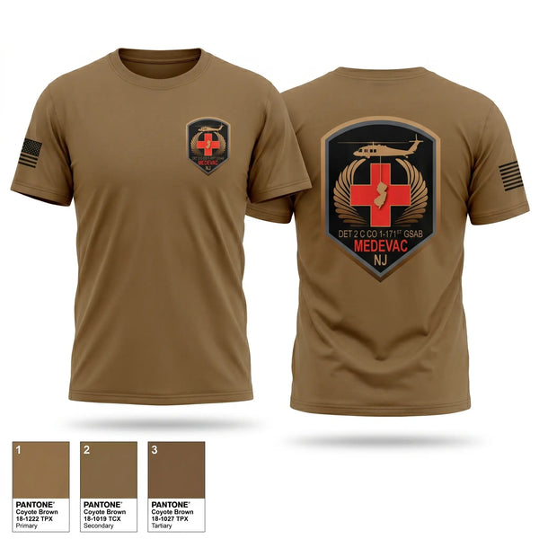 Old School Cotton Feel Shirt, 1-171 MEDEVAC, National Guard, Teamtime, Team time, sublimation, custom sports apparel, team uniforms, spirit wear, spiritwear, sports uniforms, custom shirts, team store, custom team store, fundraiser sports, apparel fundraiser