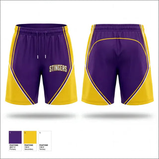 Athletic Shorts With Pockets, Stingers, Softball, Teamtime, Team time, sublimation, custom sports apparel, team uniforms, spirit wear, spiritwear, sports uniforms, custom shirts, team store, custom team store, fundraiser sports, apparel fundraiser