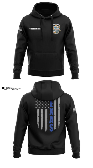 Hoodie, El Paso Community College Law Enforcement Training Academy Class 105, Police, Teamtime, Team time, sublimation, custom sports apparel, team uniforms, spirit wear, spiritwear, sports uniforms, custom shirts, team store, custom team store, fundraiser sports, apparel fundraiser