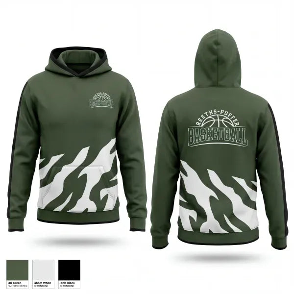 Hoodie, Reeths- puffer rockets, Men's Basketball, Teamtime, Team time, sublimation, custom sports apparel, team uniforms, spirit wear, spiritwear, sports uniforms, custom shirts, team store, custom team store, fundraiser sports, apparel fundraiser