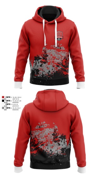Hoodie, Bremen Soccer, Men's Soccer, Teamtime, Team time, sublimation, custom sports apparel, team uniforms, spirit wear, spiritwear, sports uniforms, custom shirts, team store, custom team store, fundraiser sports, apparel fundraiser