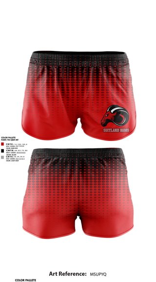 Womens Shorts, Suitland Rams, , Teamtime, Team time, sublimation, custom sports apparel, team uniforms, spirit wear, spiritwear, sports uniforms, custom shirts, team store, custom team store, fundraiser sports, apparel fundraiser