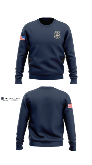 Crew Neck Sweatshirt, Public Safety, Police, Teamtime, Team time, sublimation, custom sports apparel, team uniforms, spirit wear, spiritwear, sports uniforms, custom shirts, team store, custom team store, fundraiser sports, apparel fundraiser