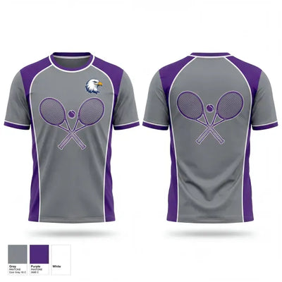 Albion Purple Eagles 96100388 Old School Cotton Feel Shirt - 1