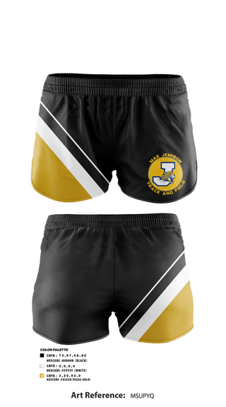 Track Shorts, Mae Jemison Track and Field, Track & Field, Teamtime, Team time, sublimation, custom sports apparel, team uniforms, spirit wear, spiritwear, sports uniforms, custom shirts, team store, custom team store, fundraiser sports, apparel fundraiser
