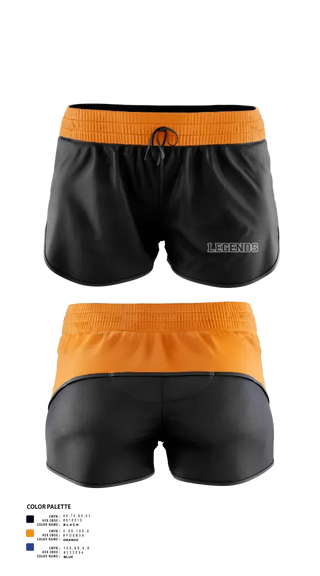 Womens Shorts, Legends, Softball, Teamtime, Team time, sublimation, custom sports apparel, team uniforms, spirit wear, spiritwear, sports uniforms, custom shirts, team store, custom team store, fundraiser sports, apparel fundraiser