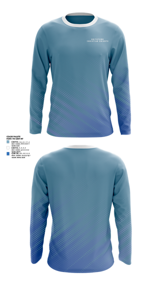 Long Sleeve Performance Shirt, smithtown christian knights, Men's Soccer, Teamtime, Team time, sublimation, custom sports apparel, team uniforms, spirit wear, spiritwear, sports uniforms, custom shirts, team store, custom team store, fundraiser sports, apparel fundraiser