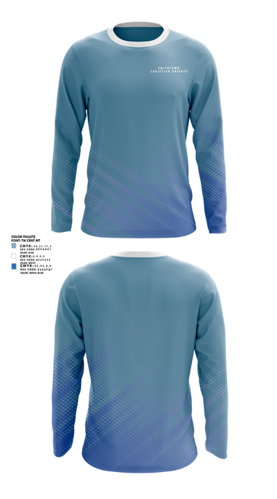 smithtown christian knights 97464592 Long Sleeve Performance Shirt 2