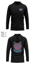 90MSOS/TRF 48472732 Long Sleeve Performance Shirt with hood - 100