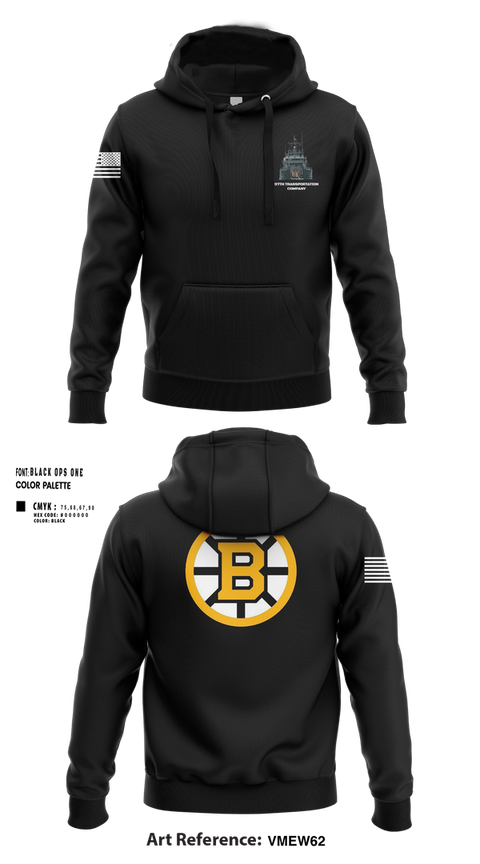 Hoodie, 97th Transportation Company, , Teamtime, Team time, sublimation, custom sports apparel, team uniforms, spirit wear, spiritwear, sports uniforms, custom shirts, team store, custom team store, fundraiser sports, apparel fundraiser