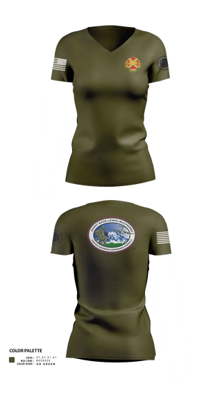 Womens Short Sleeve Vneck Shirt, JBLM GARRISON, Army, Teamtime, Team time, sublimation, custom sports apparel, team uniforms, spirit wear, spiritwear, sports uniforms, custom shirts, team store, custom team store, fundraiser sports, apparel fundraiser