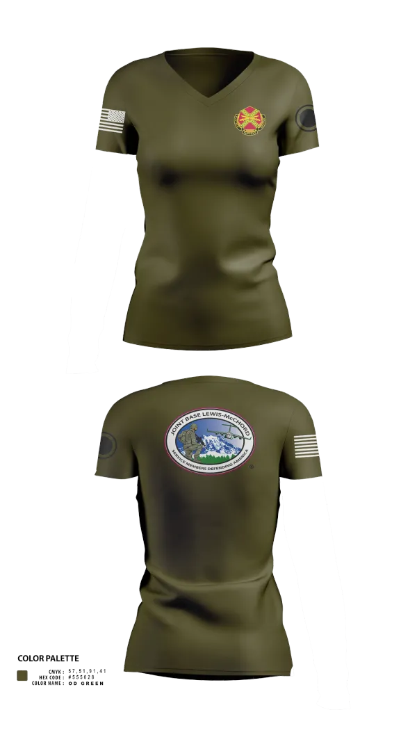 Womens Short Sleeve Vneck Shirt, JBLM GARRISON, Army, Teamtime, Team time, sublimation, custom sports apparel, team uniforms, spirit wear, spiritwear, sports uniforms, custom shirts, team store, custom team store, fundraiser sports, apparel fundraiser