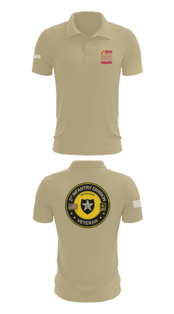 Short Sleeve Performance Polo, 1st Battalion 15th Field Artillery, Army, Teamtime, Team time, sublimation, custom sports apparel, team uniforms, spirit wear, spiritwear, sports uniforms, custom shirts, team store, custom team store, fundraiser sports, apparel fundraiser