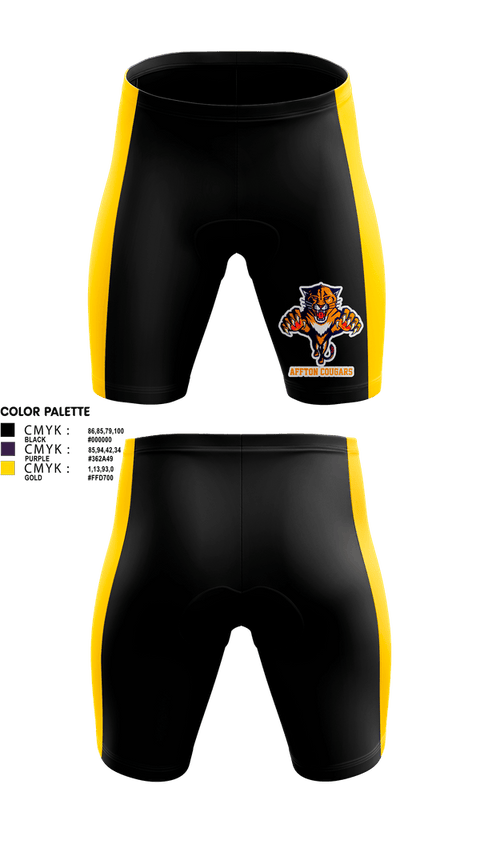 Mens Compression Shorts, Affton Cougars, Wrestling, Teamtime, Team time, sublimation, custom sports apparel, team uniforms, spirit wear, spiritwear, sports uniforms, custom shirts, team store, custom team store, fundraiser sports, apparel fundraiser