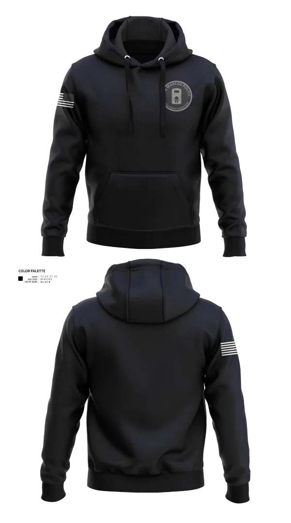 Hoodie, San marcos police - field force, Police, Teamtime, Team time, sublimation, custom sports apparel, team uniforms, spirit wear, spiritwear, sports uniforms, custom shirts, team store, custom team store, fundraiser sports, apparel fundraiser
