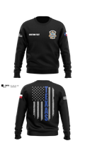 El Paso Community College Law Enforcement Training Academy Class 105 Crew Neck Sweatshirt - 6