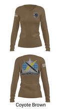 743rd MI BN 75372037 Women's Long Sleeve V-neck Shirt - 17
