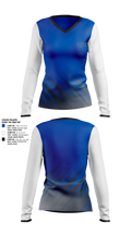 Delmarva Rush 21472132 Women's Long Sleeve V-neck Shirt - 1