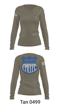50th chem 734021 Women's Long Sleeve V-neck Shirt - 77