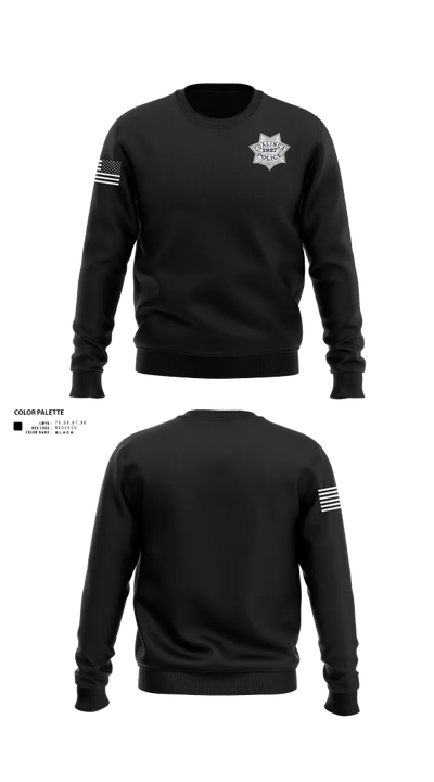 Coalinga Police Department Crew Neck Sweatshirt - 21