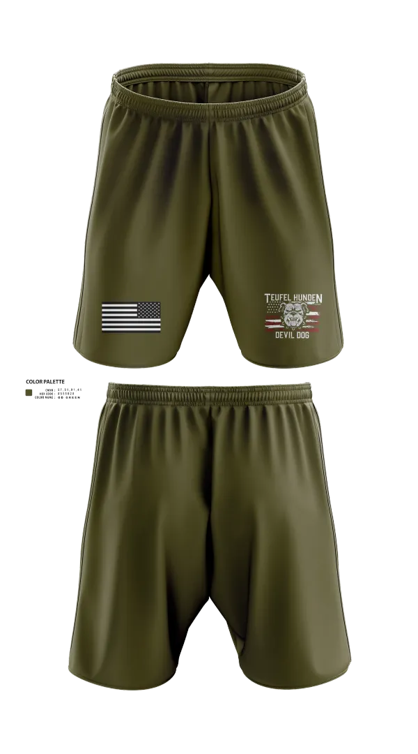 Athletic Shorts With Pockets, Kilo co. 3rd Btn 9th Marines, Marines, Teamtime, Team time, sublimation, custom sports apparel, team uniforms, spirit wear, spiritwear, sports uniforms, custom shirts, team store, custom team store, fundraiser sports, apparel fundraiser