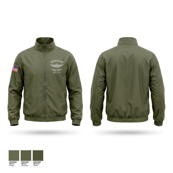 Windbreaker, Jefferson vol Fire Dept, Fire Department, Teamtime, Team time, sublimation, custom sports apparel, team uniforms, spirit wear, spiritwear, sports uniforms, custom shirts, team store, custom team store, fundraiser sports, apparel fundraiser