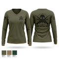 Hennepin County WMD Tactical Team Women's Long Sleeve V-neck Shirt - 1