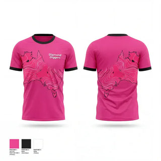 Short Sleeve Performance Shirt, Diamond Diggers, Women's Volleyball, Teamtime, Team time, sublimation, custom sports apparel, team uniforms, spirit wear, spiritwear, sports uniforms, custom shirts, team store, custom team store, fundraiser sports, apparel fundraiser