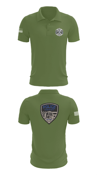 Short Sleeve Performance Polo, Dewey Police Department, , Teamtime, Team time, sublimation, custom sports apparel, team uniforms, spirit wear, spiritwear, sports uniforms, custom shirts, team store, custom team store, fundraiser sports, apparel fundraiser