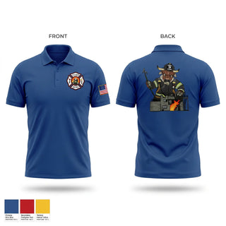 Short Sleeve Performance Polo, Las positas, Fire Department, Teamtime, Team time, sublimation, custom sports apparel, team uniforms, spirit wear, spiritwear, sports uniforms, custom shirts, team store, custom team store, fundraiser sports, apparel fundraiser