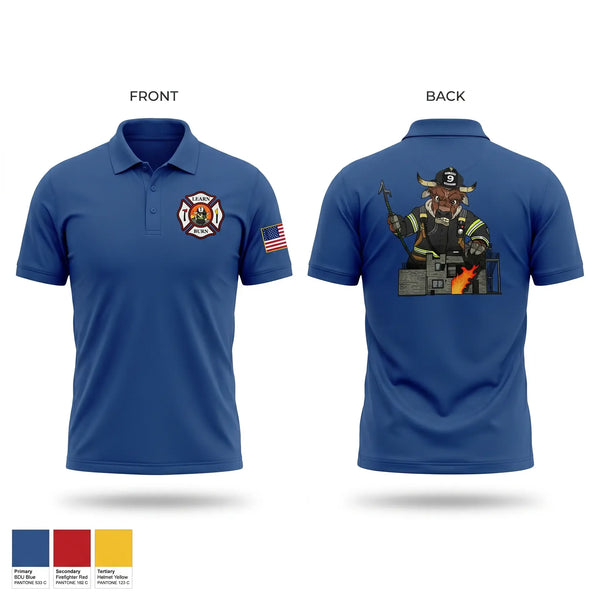 Short Sleeve Performance Polo, Las positas, Fire Department, Teamtime, Team time, sublimation, custom sports apparel, team uniforms, spirit wear, spiritwear, sports uniforms, custom shirts, team store, custom team store, fundraiser sports, apparel fundraiser