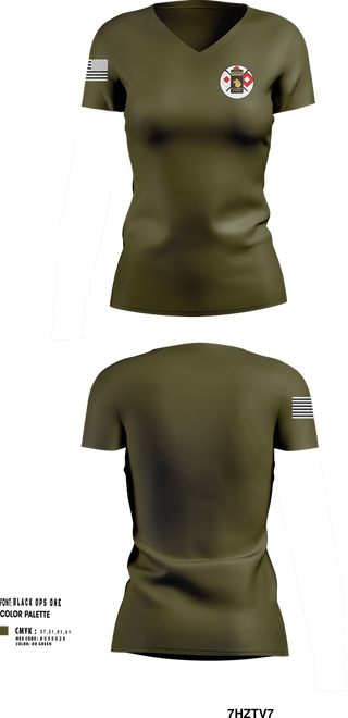 Womens Short Sleeve Vneck Shirt, 1-27 infantry, Army, Teamtime, Team time, sublimation, custom sports apparel, team uniforms, spirit wear, spiritwear, sports uniforms, custom shirts, team store, custom team store, fundraiser sports, apparel fundraiser