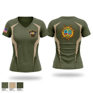 Womens Short Sleeve Vneck Shirt, Berkeley County Sheriff Office, Police, Teamtime, Team time, sublimation, custom sports apparel, team uniforms, spirit wear, spiritwear, sports uniforms, custom shirts, team store, custom team store, fundraiser sports, apparel fundraiser