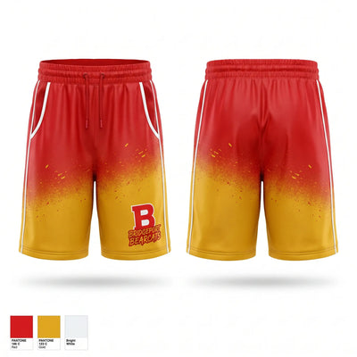 Bridgeport High School Basketball 84427267 Mens Reversible Basketball Shorts - 1