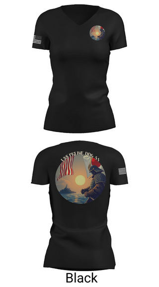Womens Short Sleeve Vneck Shirt, Uss Preble DDG 88, , Teamtime, Team time, sublimation, custom sports apparel, team uniforms, spirit wear, spiritwear, sports uniforms, custom shirts, team store, custom team store, fundraiser sports, apparel fundraiser