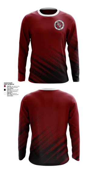 Long Sleeve Performance Shirt, Dunmore Green Ridge Soccer, Men's Soccer, Teamtime, Team time, sublimation, custom sports apparel, team uniforms, spirit wear, spiritwear, sports uniforms, custom shirts, team store, custom team store, fundraiser sports, apparel fundraiser