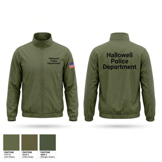 Windbreaker, Hallowell Police Department, Police, Teamtime, Team time, sublimation, custom sports apparel, team uniforms, spirit wear, spiritwear, sports uniforms, custom shirts, team store, custom team store, fundraiser sports, apparel fundraiser