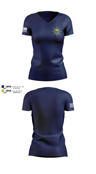 Womens Short Sleeve Vneck Shirt, NTAG HEARTLAND 2026, Navy, Teamtime, Team time, sublimation, custom sports apparel, team uniforms, spirit wear, spiritwear, sports uniforms, custom shirts, team store, custom team store, fundraiser sports, apparel fundraiser